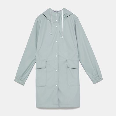 Hooded Raincoat from Zara