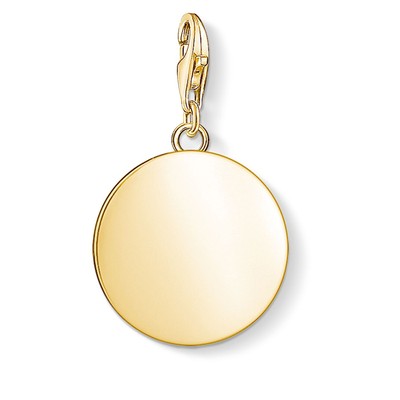 Engravable Charm Pendant Disc