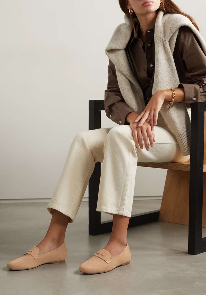 Suede Loafers from Porte & Paire