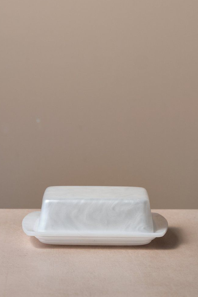 Pearl Butter Dish  from Pophams