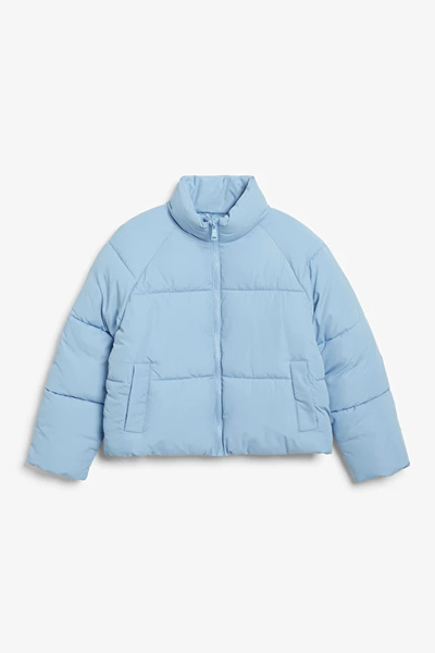 Blue Puffer Jacket from Monki 