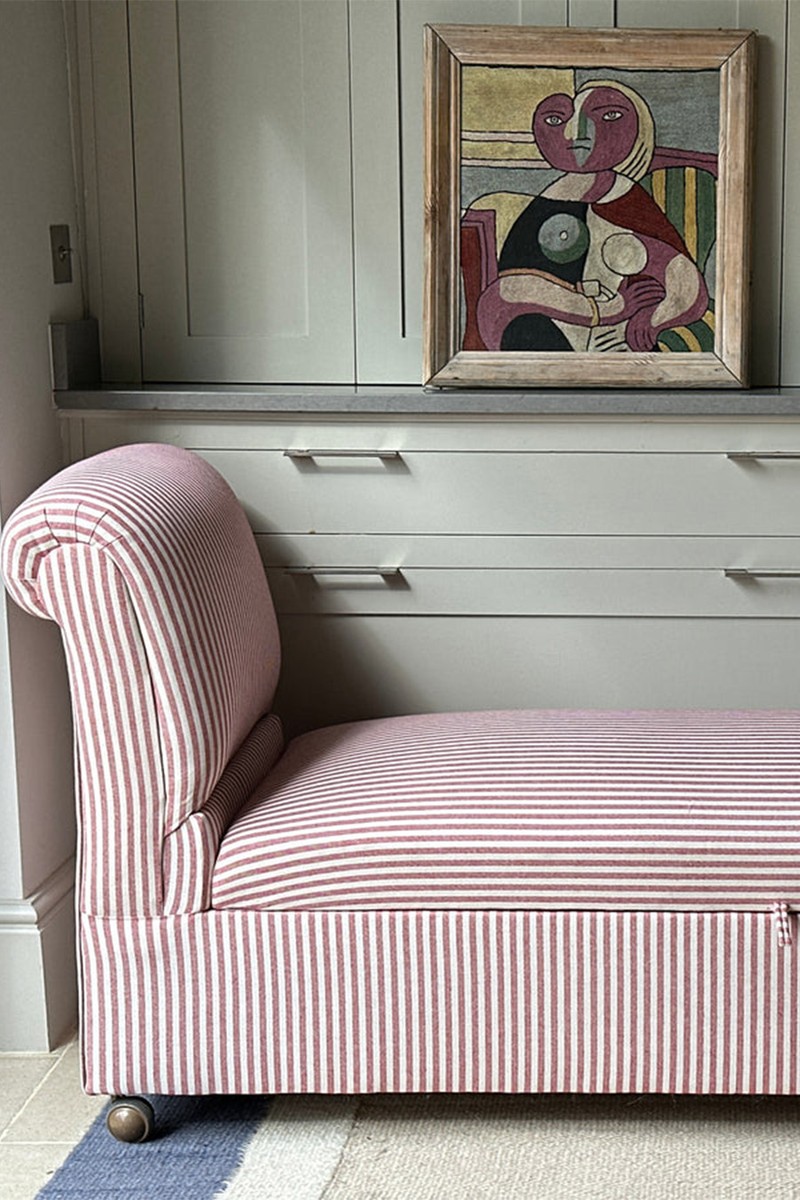 Early C20th French Storage Chaise from Litten Tree Antiques