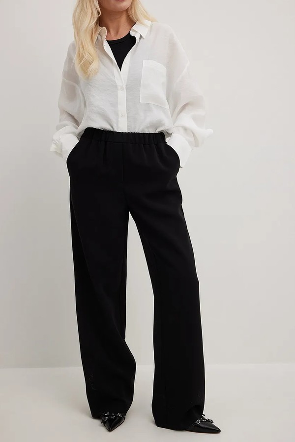 Elastic Waist Wide Leg Pants from Na-kd