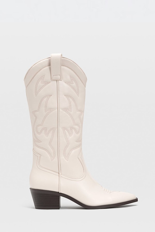 Heeled Cowboy Boots from Stradivarius