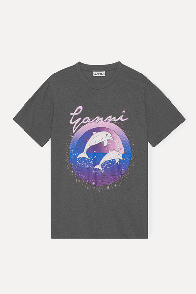 Fabrics Of The Future Relaxed Dolphin T-Shirt from Ganni