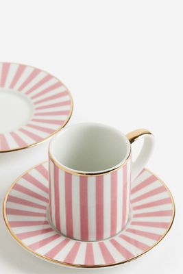 2-Pack Espresso Cup & Saucer from H&M