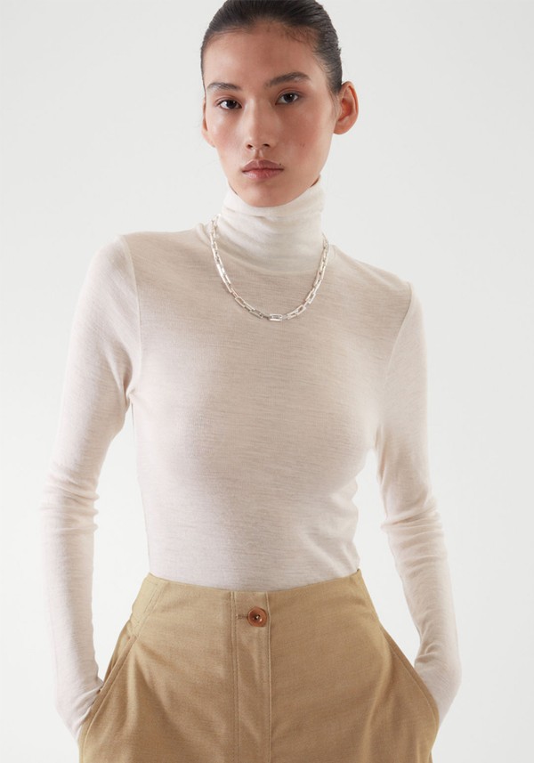 Slim-Fit Merino Wool Turtleneck from COS