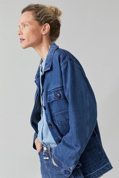 A Better Blue Denim Worker Jacket