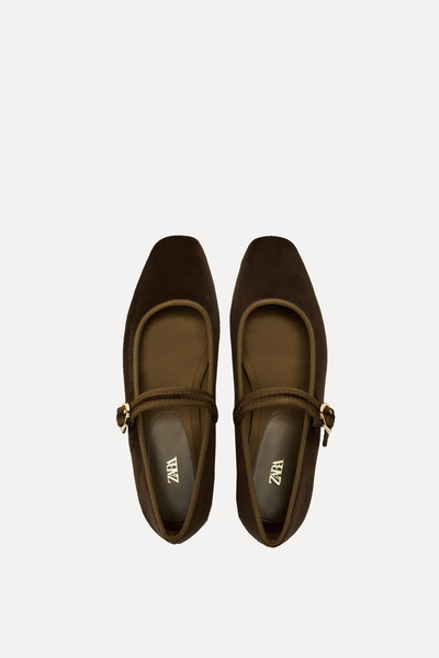 Velvet Ballerinas  from Zara