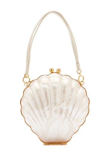 Ivory Shell Clutch, £195 | Lulu Guinness 