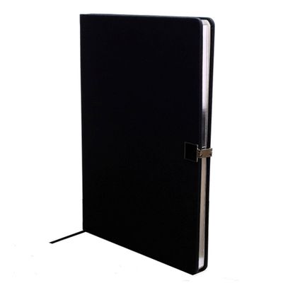 Black & Silver A4 Notebook