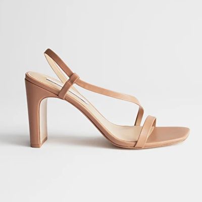 Strappy Leather Heeled Sandals from & Other Stories