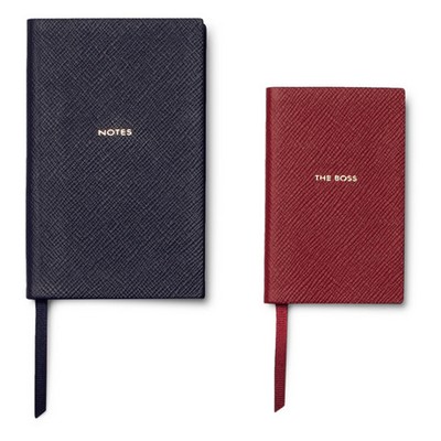 Grain Leather Notebook Set from Smythson