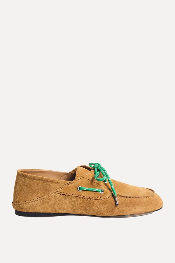 Suede Boat Shoe Loafers from Sandro