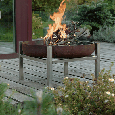 Steel Crate Fire Pit from Arpe Studio UK
