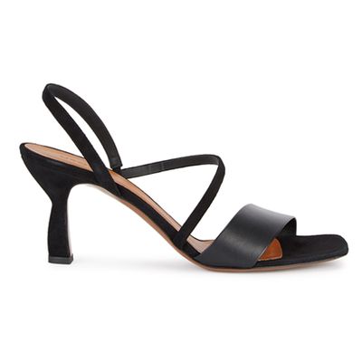 Ecu 80 Black Suede Sandal from Neous