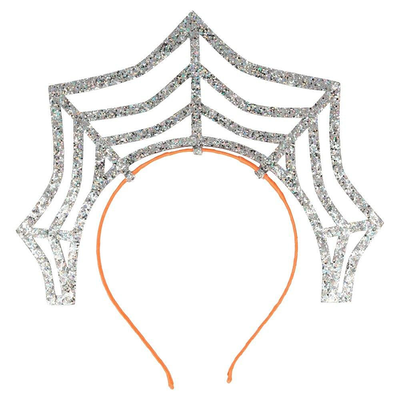 Silver Cobweb Headband from Meri Meri