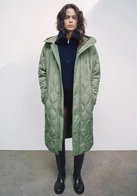 Oversize Quilted Coat from Zara