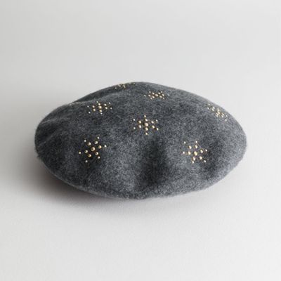 Starburst Stud Beret from & Other Stories