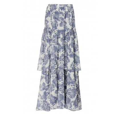 Andrea Tiered Maxi Skirt from LoveShackFancy