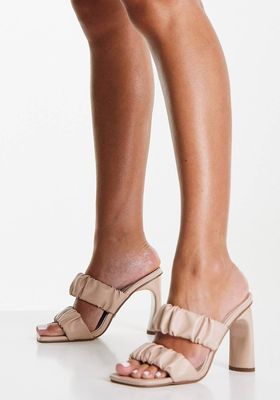 Rumi High Ruched Mule  from Topshop