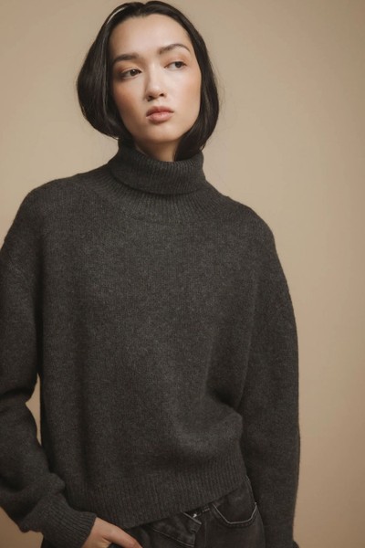 Cramond Cashmere Roll Neck Jumper