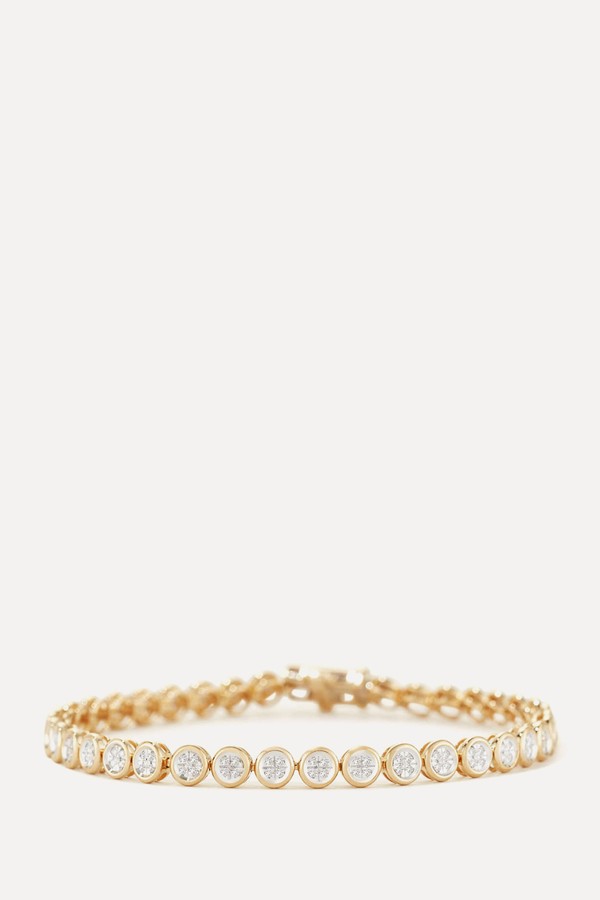 Micro-Pave Diamond Riviere Bracelet from Mejuri