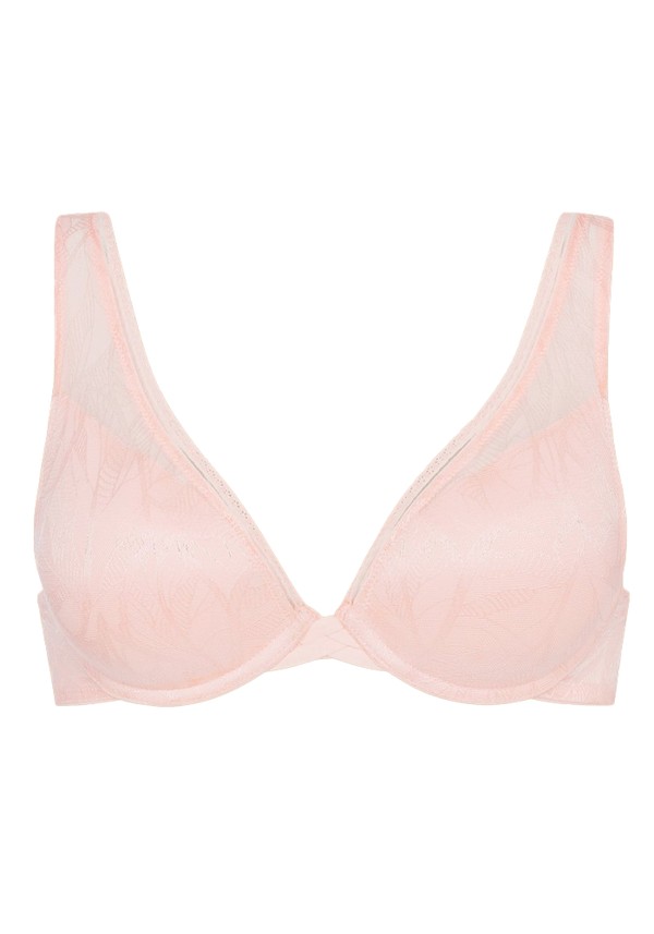 The Show Off Plunge Bra Powder Pink