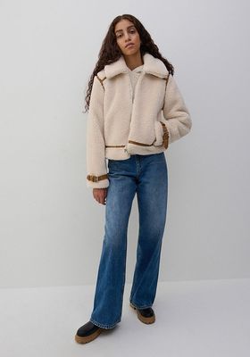 Faux Shearling Jacket  from Reserved 