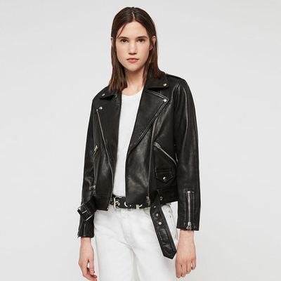 Estae Leather Biker Jacket