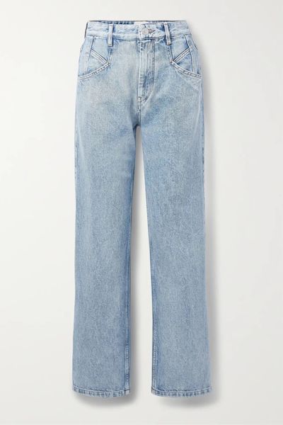 Nadege High-Rise Wide-Leg Jeans from Isabel Marant