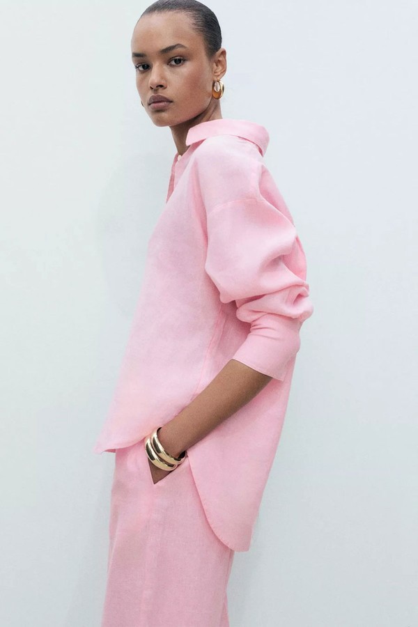 Alada Linen Shirt from Mango