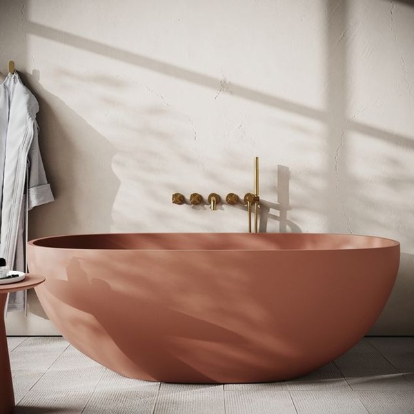 Colonna Azure Concrete Freestanding Basin from Lusso