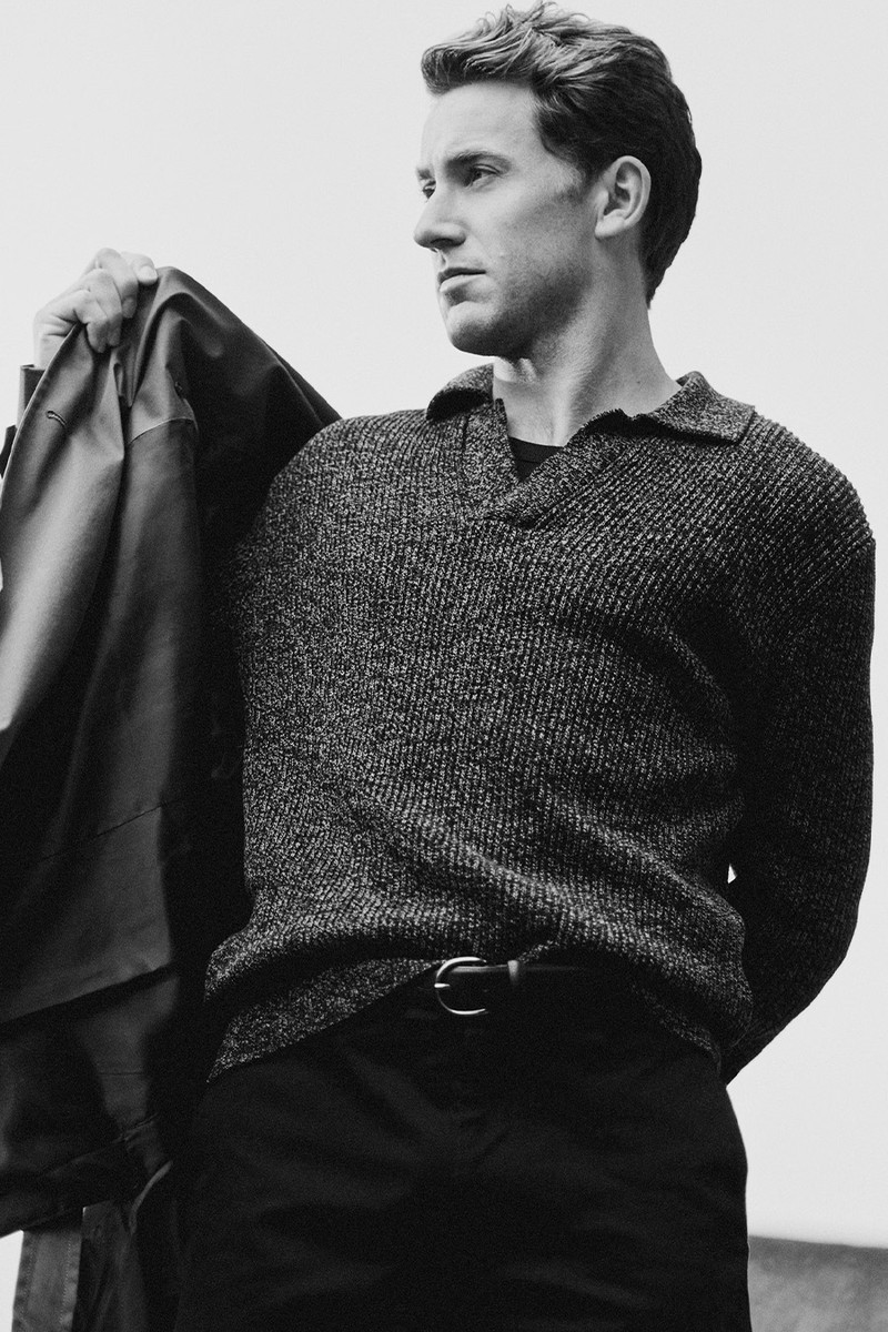 100% Cotton Polo-Neck Sweater from Mango