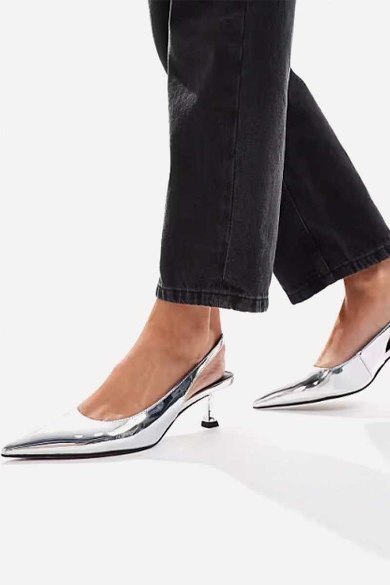 Stroll Slingback Kitten Heeled Shoes from ASOS