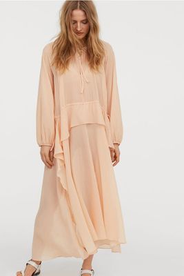 Silk-Blend Dress