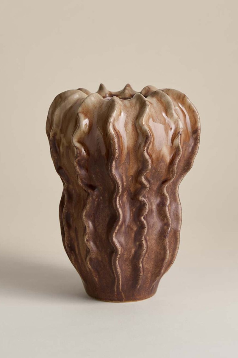 Reactive Glaze Harvest Ceramic Vase from Marks & Spencer