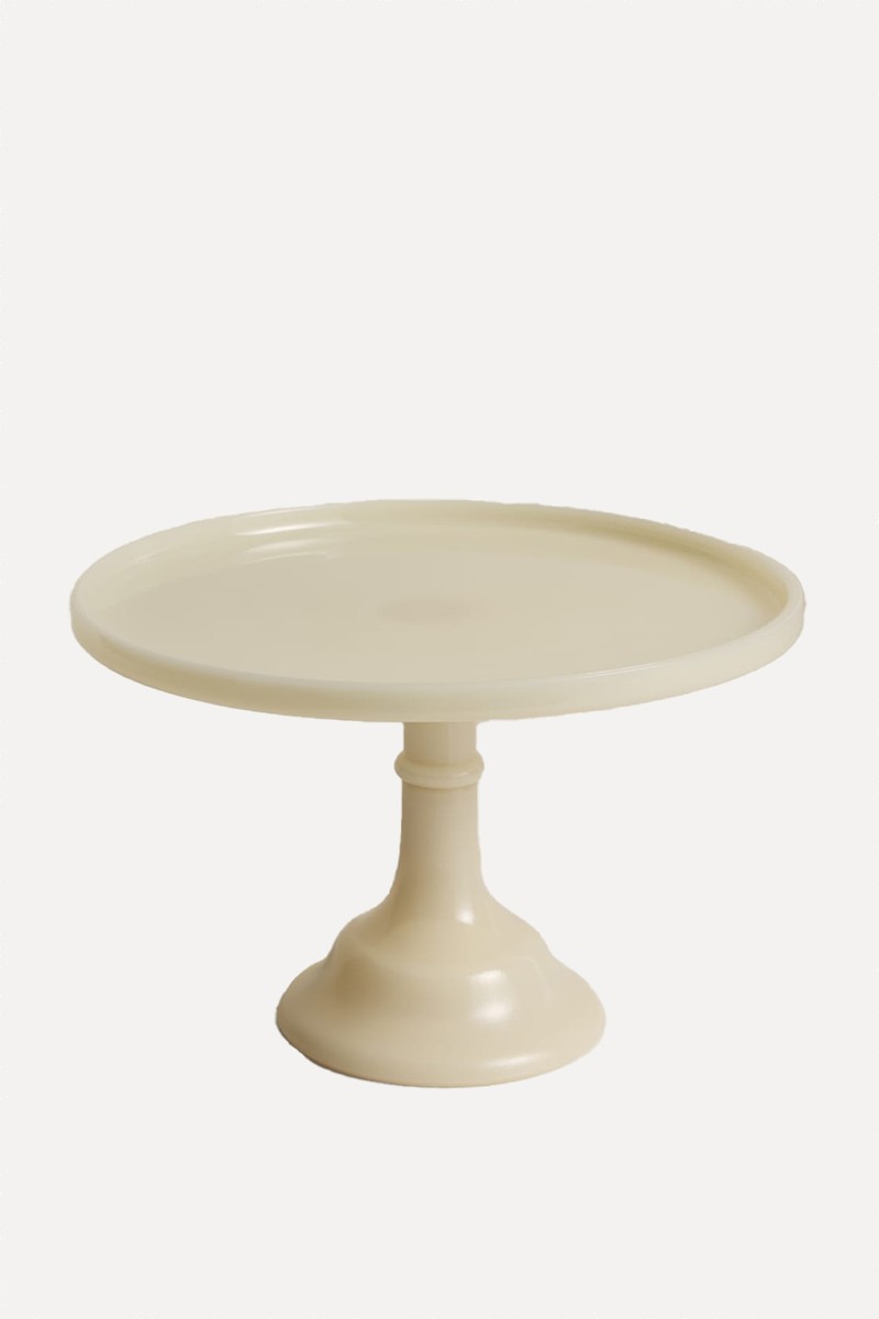 Milk Glass Cake Stand