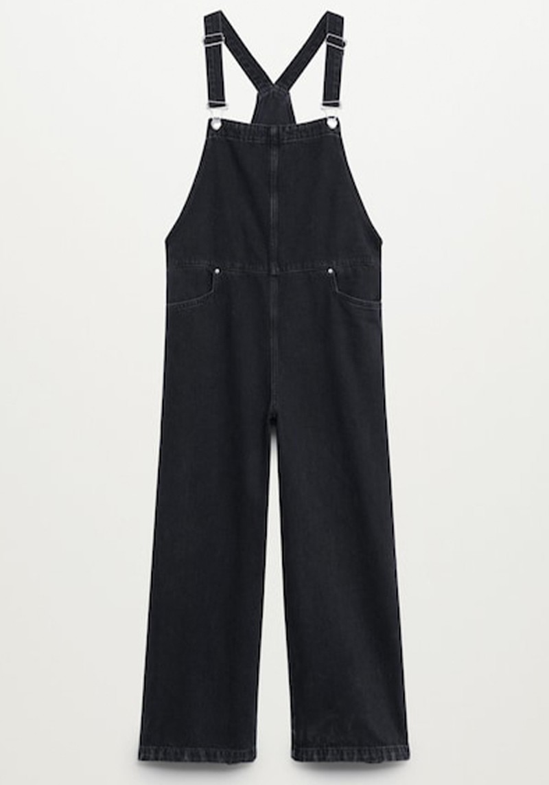 Long Denim Dungarees from Mango