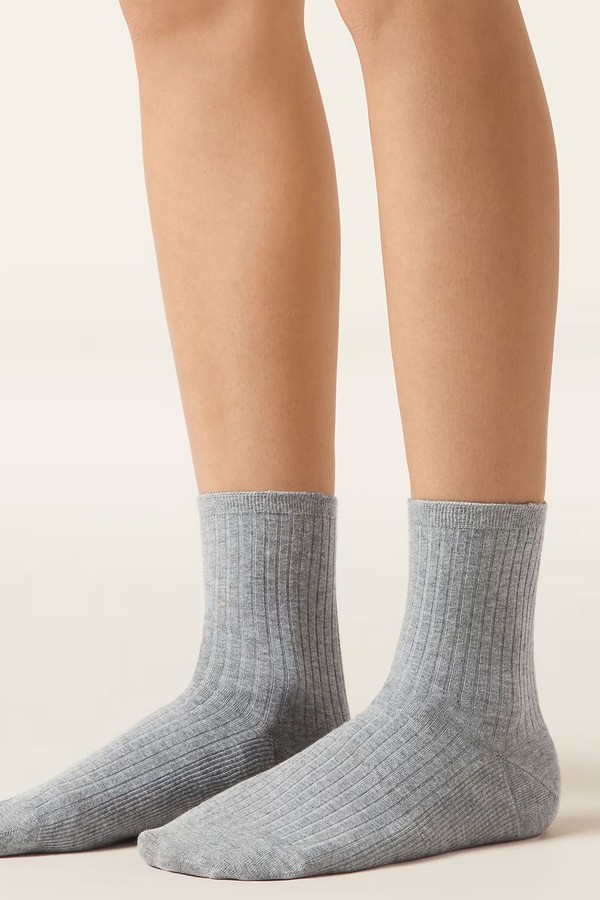 Ribbed Short Socks from Calzedonia