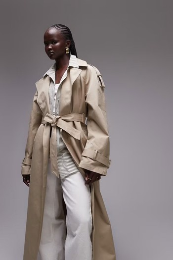 Minimal Trench Coat from Topshop