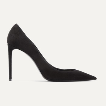 Zoe Suede Pumps, £455 | Saint Laurent