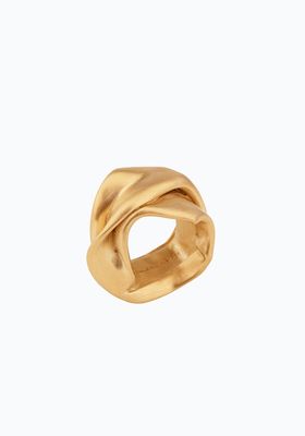 Gold Vermeil Crunched Ring from Completedworks x Relove