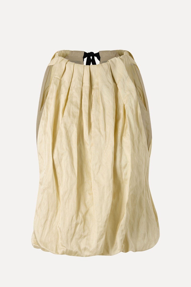Balloon Effect Blouse In Wrinkled Fabric