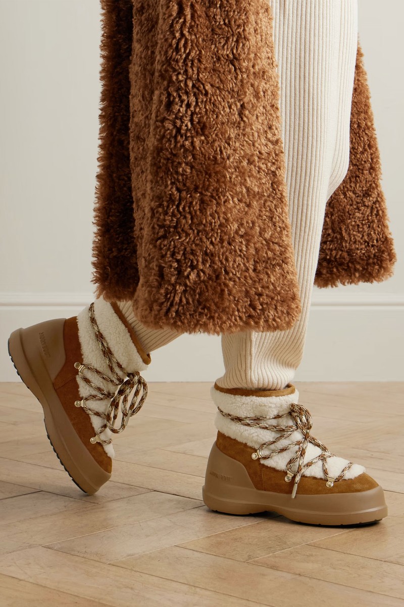 Luna Shearling Snow Boots from Moon Boot