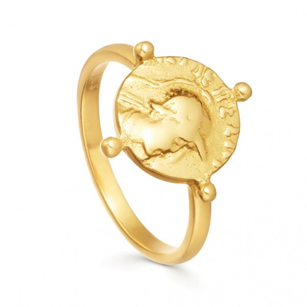 Lucy Williams Beaded Coin Ring from Missoma