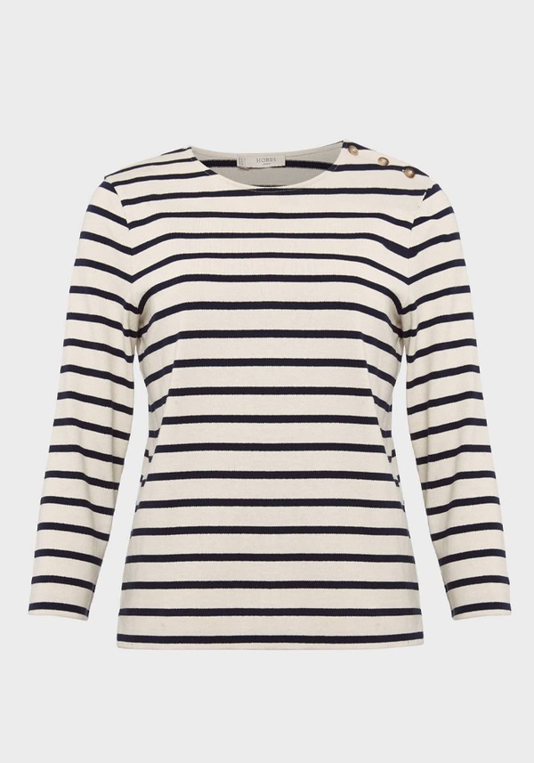 Francesca Cotton Stripe Top