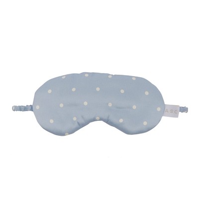 Polka-Dot Silk Eye Mask from Asceno