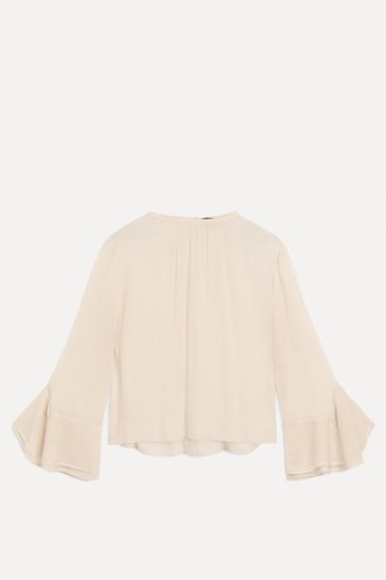 Flowing Shirt With Ruffles