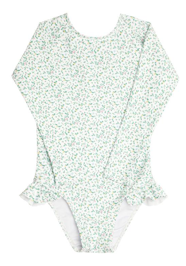 Garden Floral Rashguard One Piece from Minnow Swim